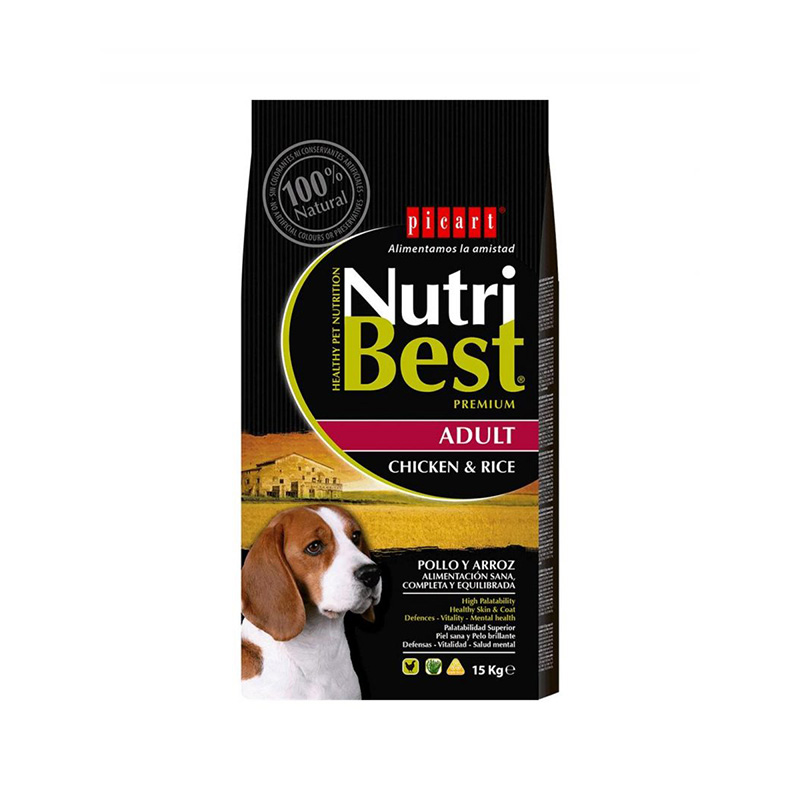PICART NUTRIBEST PERRO ADULTO Chicken & Rice